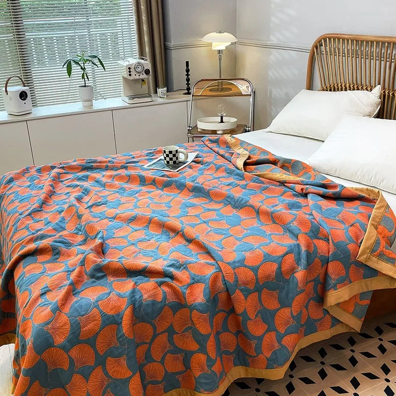 Cotton Jacquard Gauze Blanket - Image 22