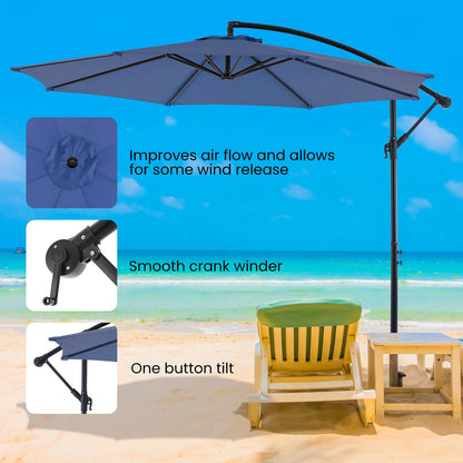120-Inch Cantilever Patio Umbrella - Image 4