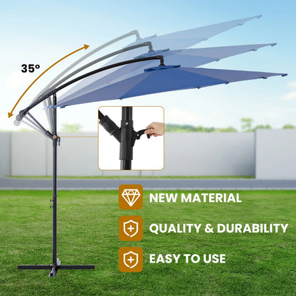 120-Inch Cantilever Patio Umbrella - Image 5