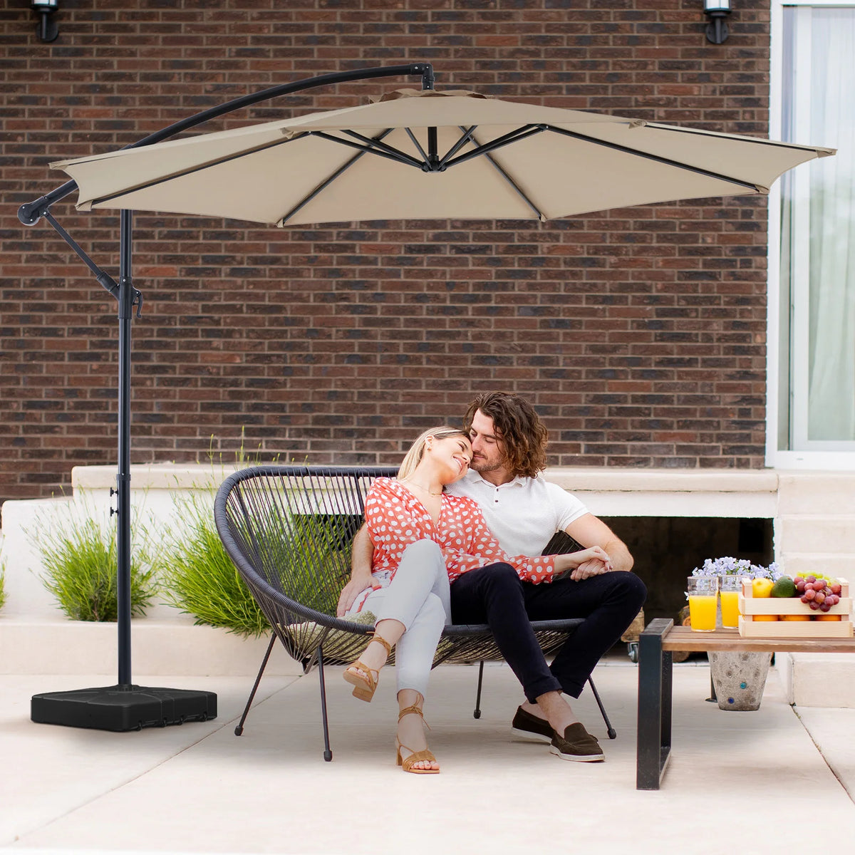 120-Inch Cantilever Patio Umbrella - Image 6