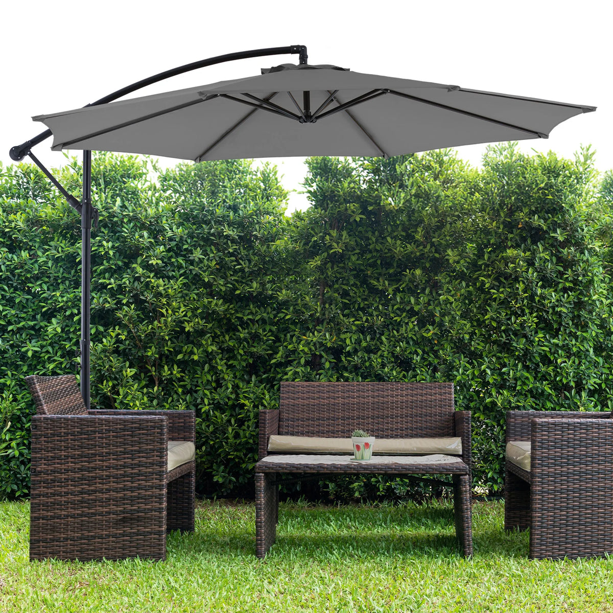 120-Inch Cantilever Patio Umbrella - Image 7