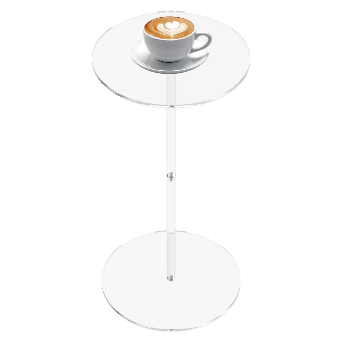 19.7-Inch Clear Acrylic Side Table - Image 1