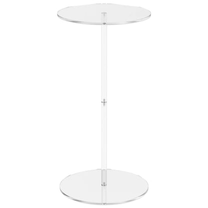 19.7-Inch Clear Acrylic Side Table - Image 7