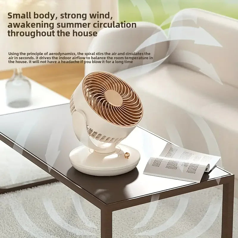 6-Inch Oscillating USB Desk Fan - Image 6