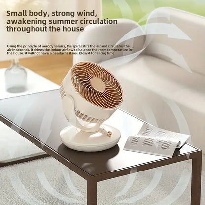 6-Inch Oscillating USB Desk Fan - Image 6