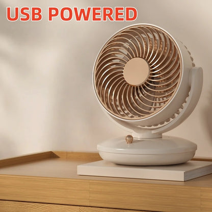 6-Inch Oscillating USB Desk Fan - Image 8