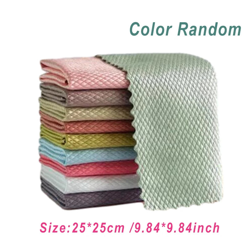 9.8-Inch Microfiber Glass Cleaning Cloths - Image 6