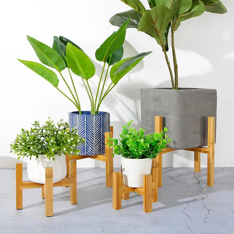 Bamboo Plant Stand - Image 2