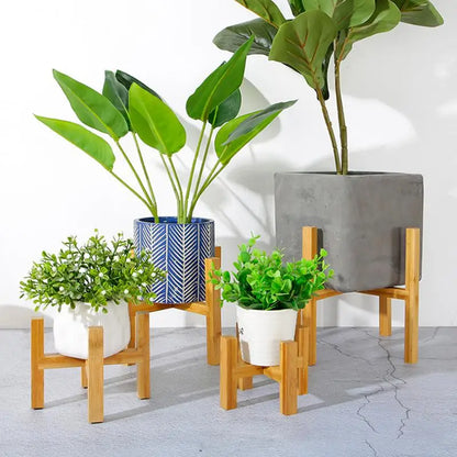 Bamboo Plant Stand - Image 2