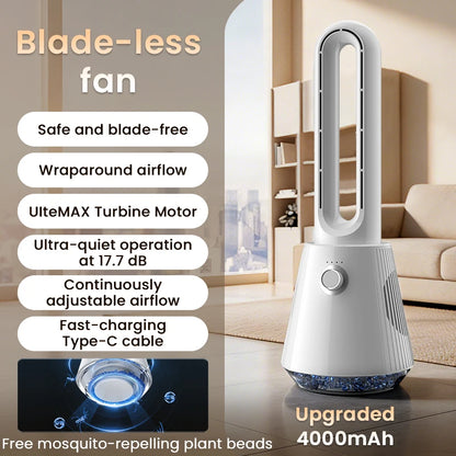 Compact Bladeless Tower Fan - Image 6
