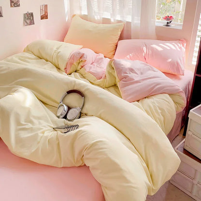 Cotton Duvet Cover and Sheet Set, 4 Pieces - Image 7