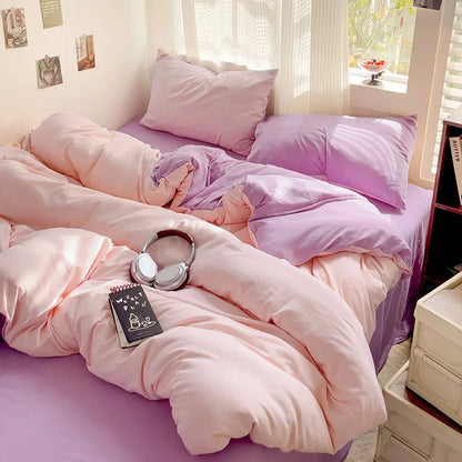 Cotton Duvet Cover and Sheet Set, 4 Pieces - Image 14