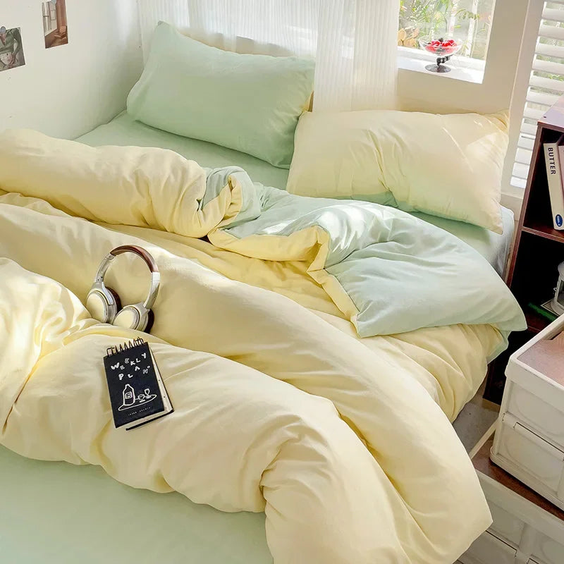 Cotton Duvet Cover and Sheet Set, 4 Pieces - Image 16