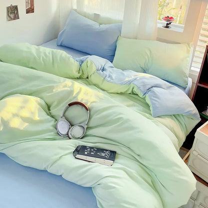 Cotton Duvet Cover and Sheet Set, 4 Pieces - Image 18