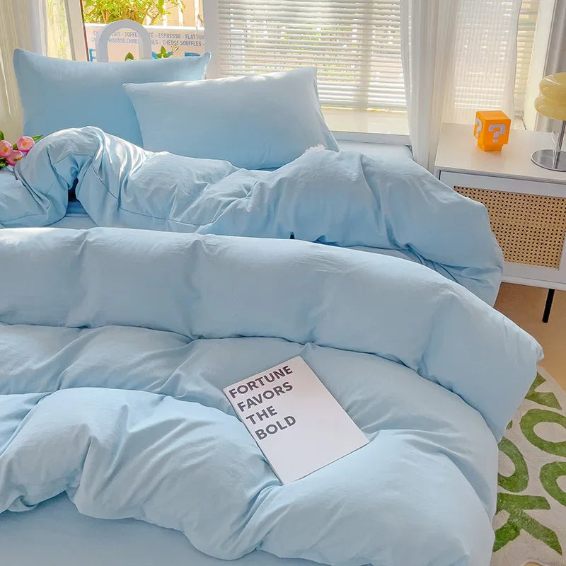 Cotton Duvet Cover and Sheet Set, 4 Pieces - Image 20