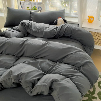 Cotton Duvet Cover and Sheet Set, 4 Pieces - Image 21