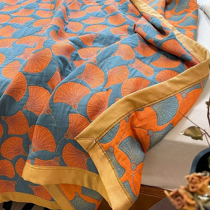Cotton Jacquard Gauze Blanket - Image 2