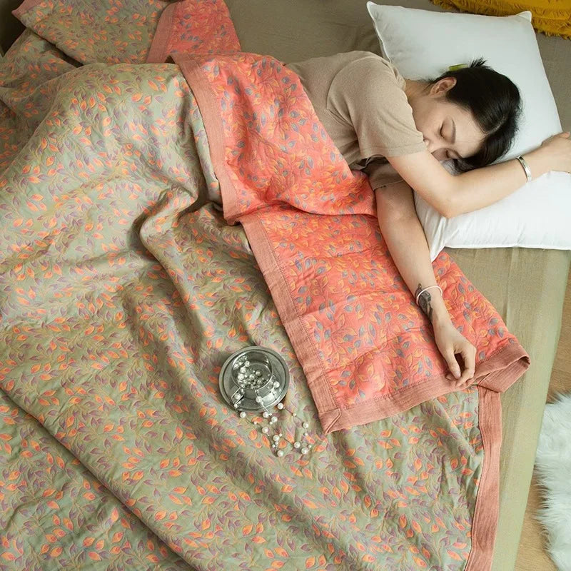 Cotton Jacquard Gauze Blanket - Image 7