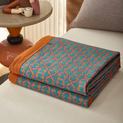Cotton Jacquard Gauze Blanket - Image 8