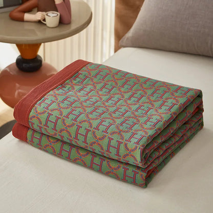 Cotton Jacquard Gauze Blanket - Image 9