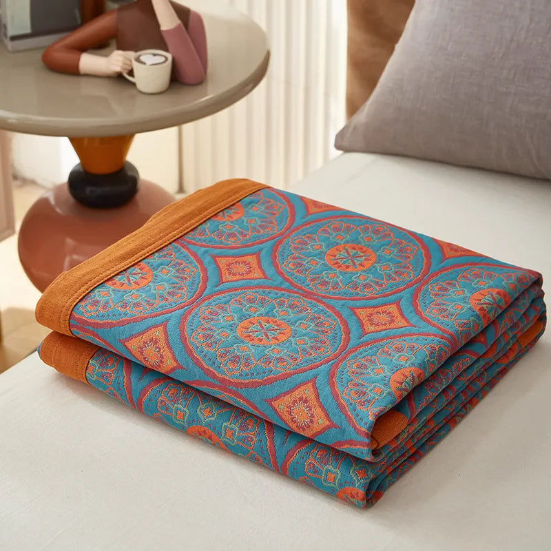 Cotton Jacquard Gauze Blanket - Image 13