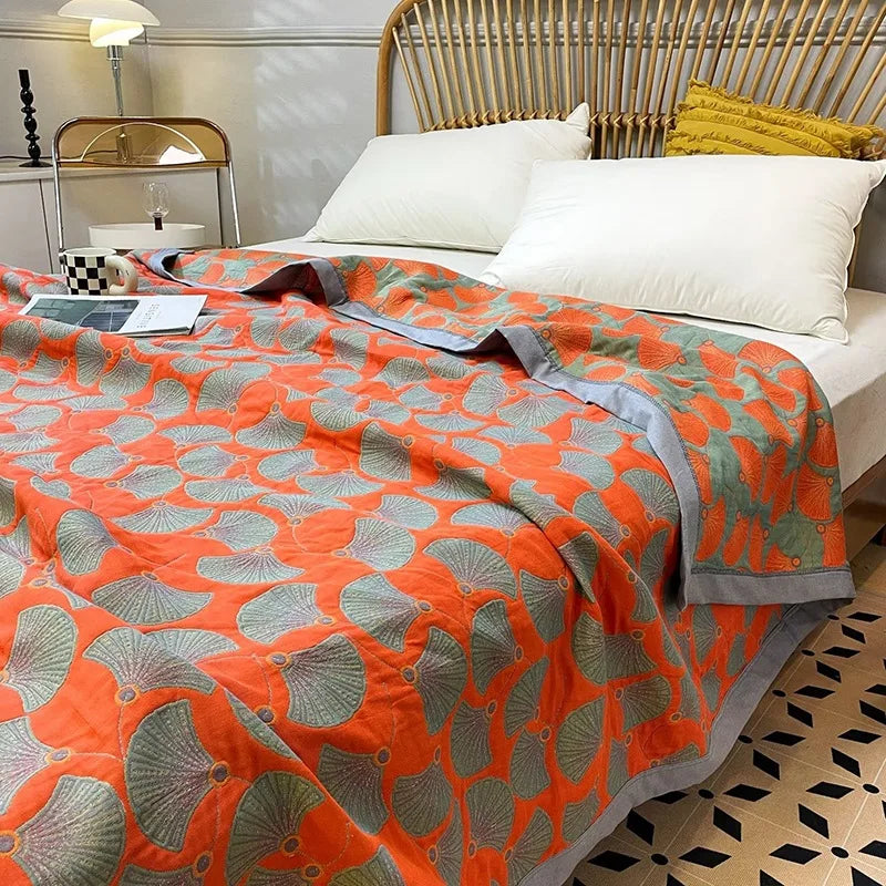 Cotton Jacquard Gauze Blanket - Image 14