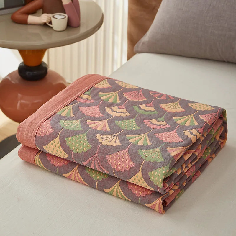 Cotton Jacquard Gauze Blanket - Image 20