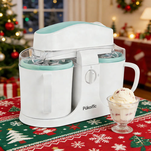 Dual-Cup Ice Cream and Popsicle Maker - Image 1