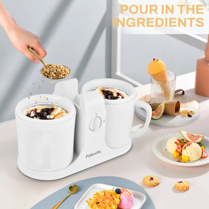 Dual-Cup Ice Cream and Popsicle Maker - Image 2