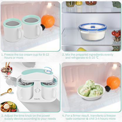 Dual-Cup Ice Cream and Popsicle Maker - Image 4