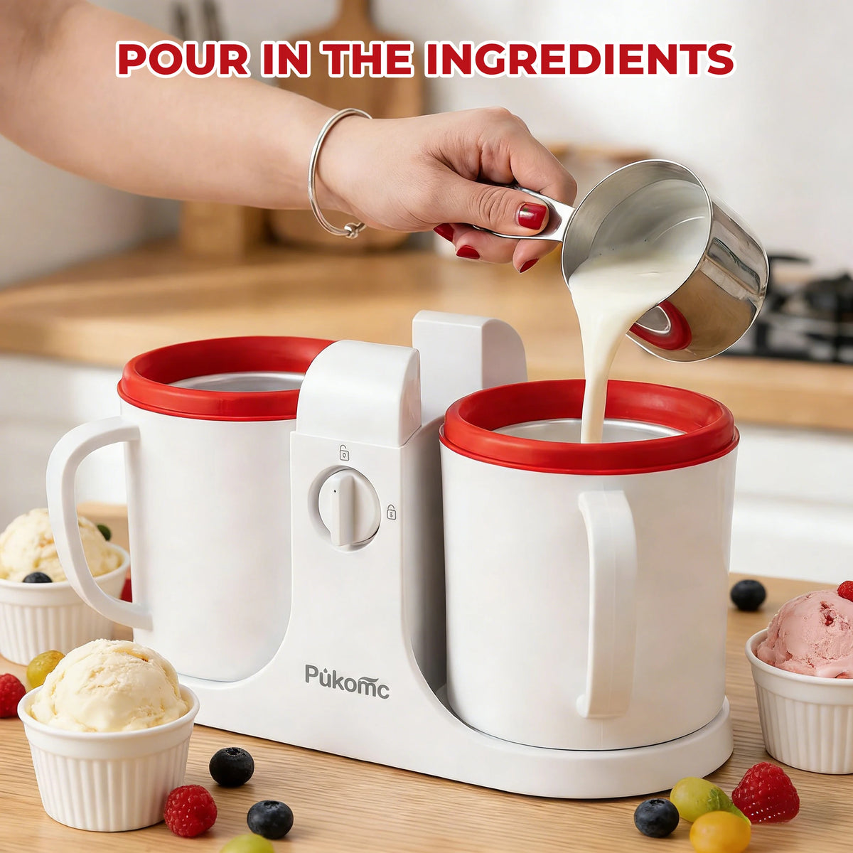 Dual-Cup Ice Cream and Popsicle Maker - Image 8