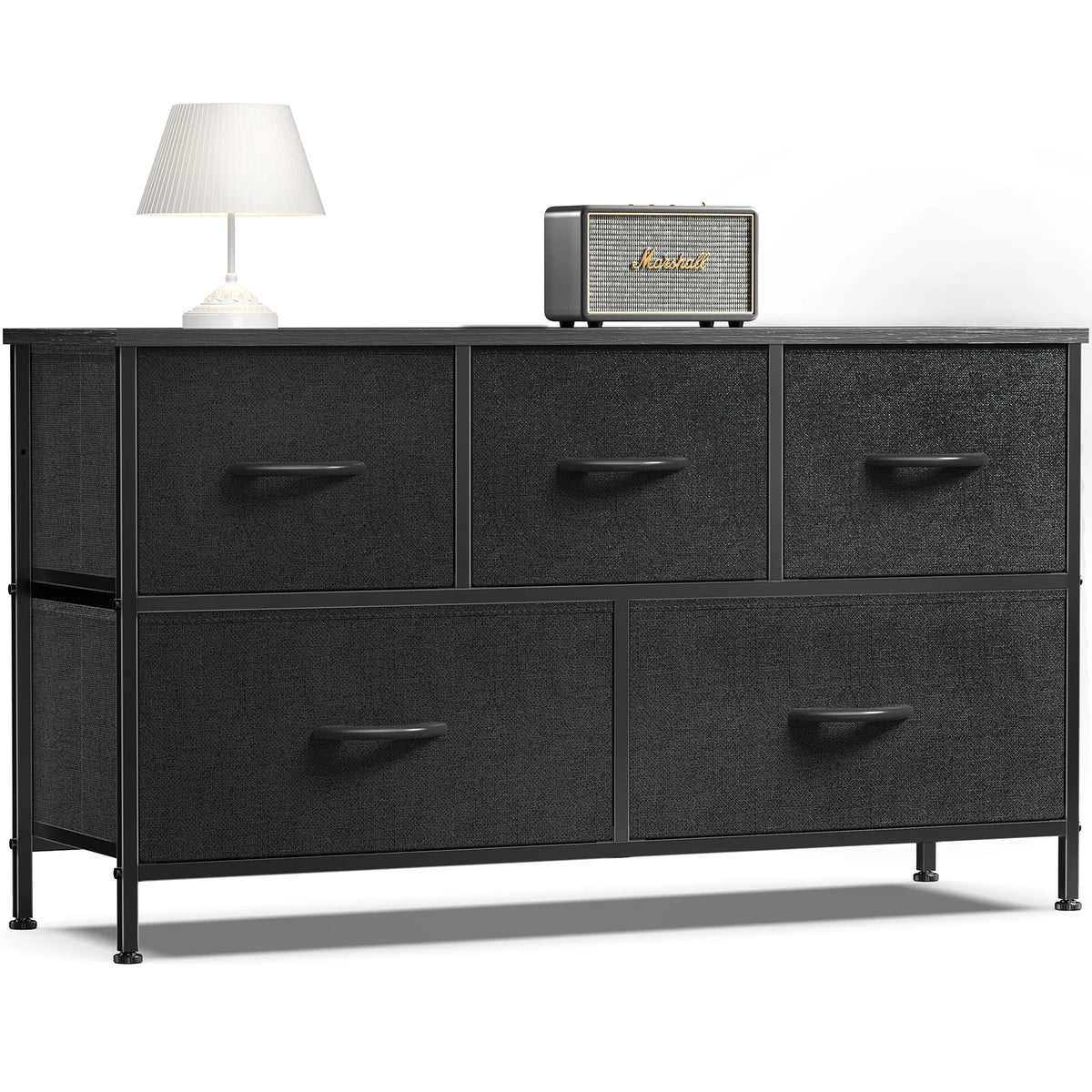 Five-Drawer Fabric Storage Dresser - Image 7