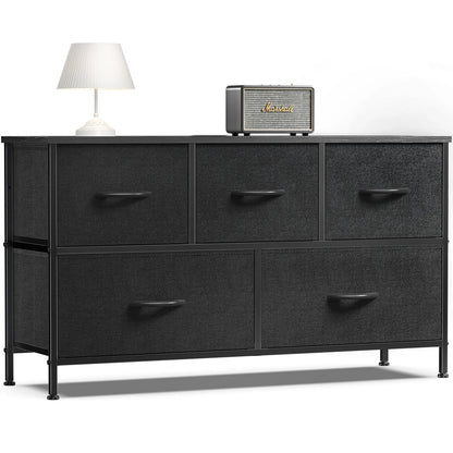 Five-Drawer Fabric Storage Dresser - Image 7
