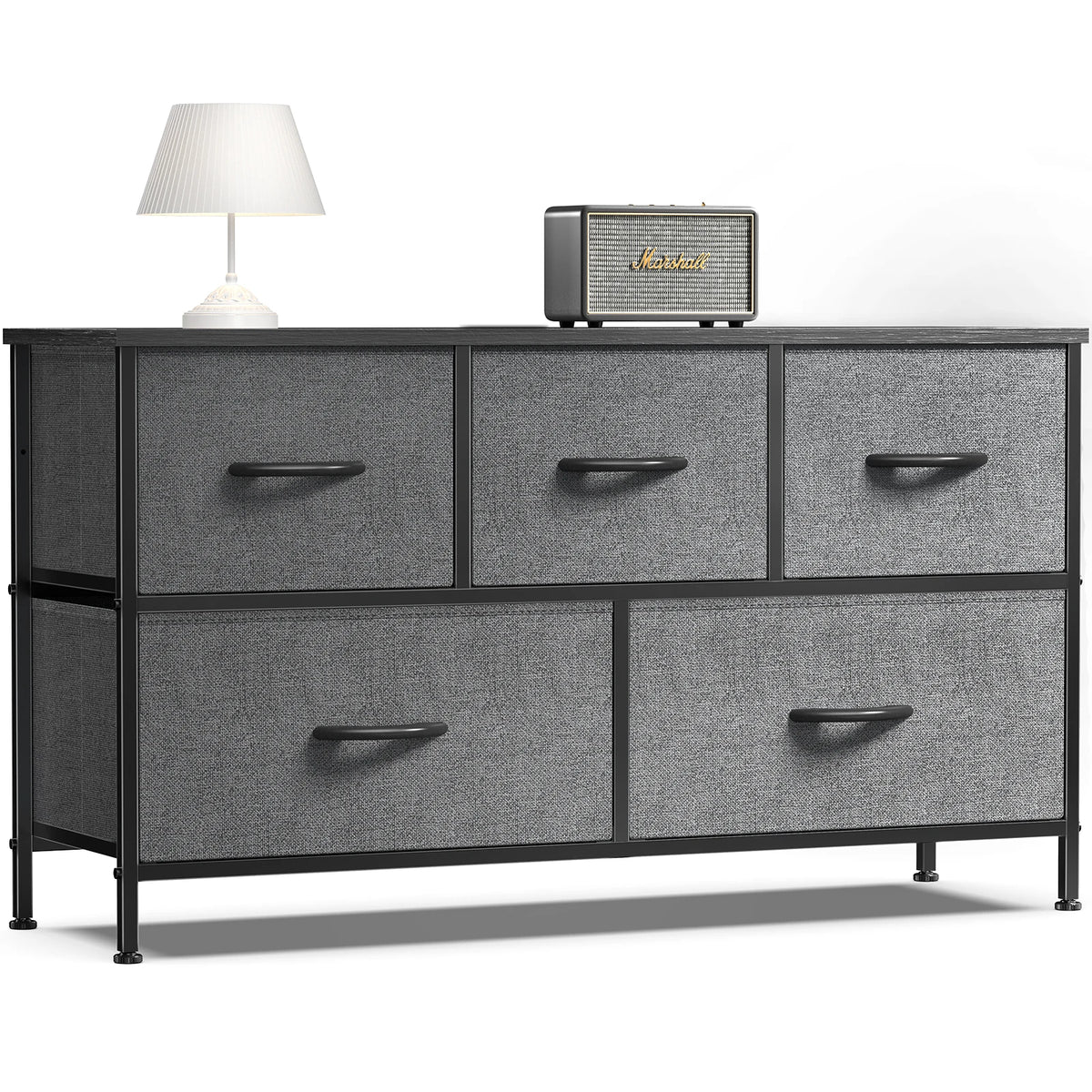 Five-Drawer Fabric Storage Dresser - Image 8