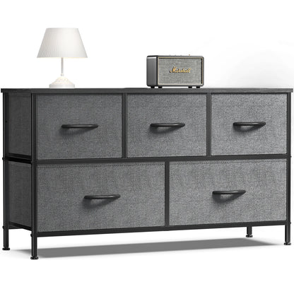 Five-Drawer Fabric Storage Dresser - Image 8