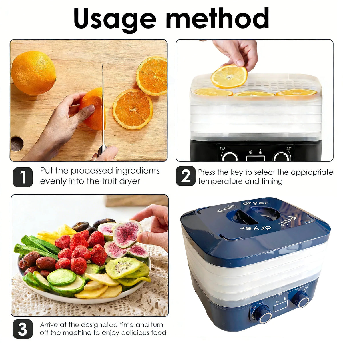 Five-Tray Food Dehydrator - Image 4