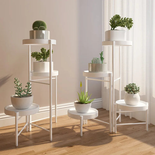 Folding Metal Plant Stand - Image 1
