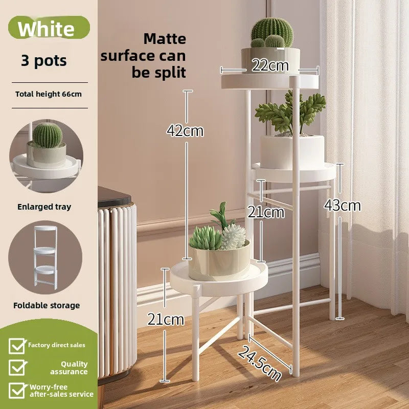 Folding Metal Plant Stand - Image 7