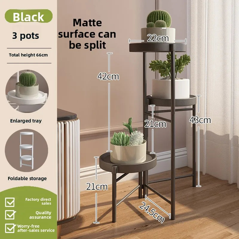 Folding Metal Plant Stand - Image 8