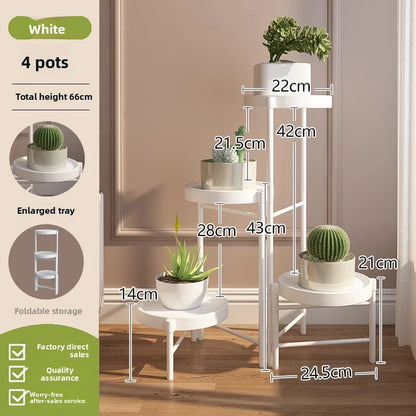 Folding Metal Plant Stand - Image 9