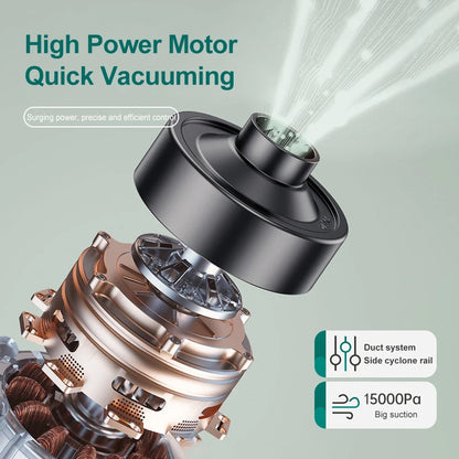 Handheld Vacuum Cleaner with Reusable Filter - Image 2