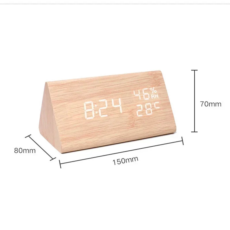 LED Alarm Clock with Temperature Display - Image 2