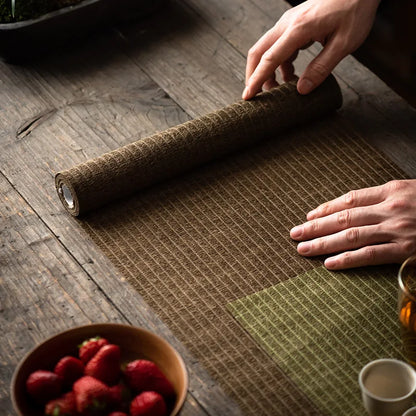 Linen Tea Table Runner - Image 3