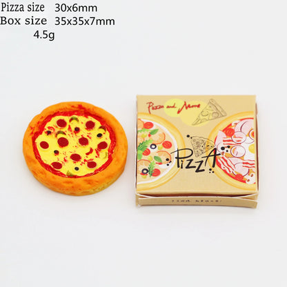 Miniature Pizza Model with Box - Image 6