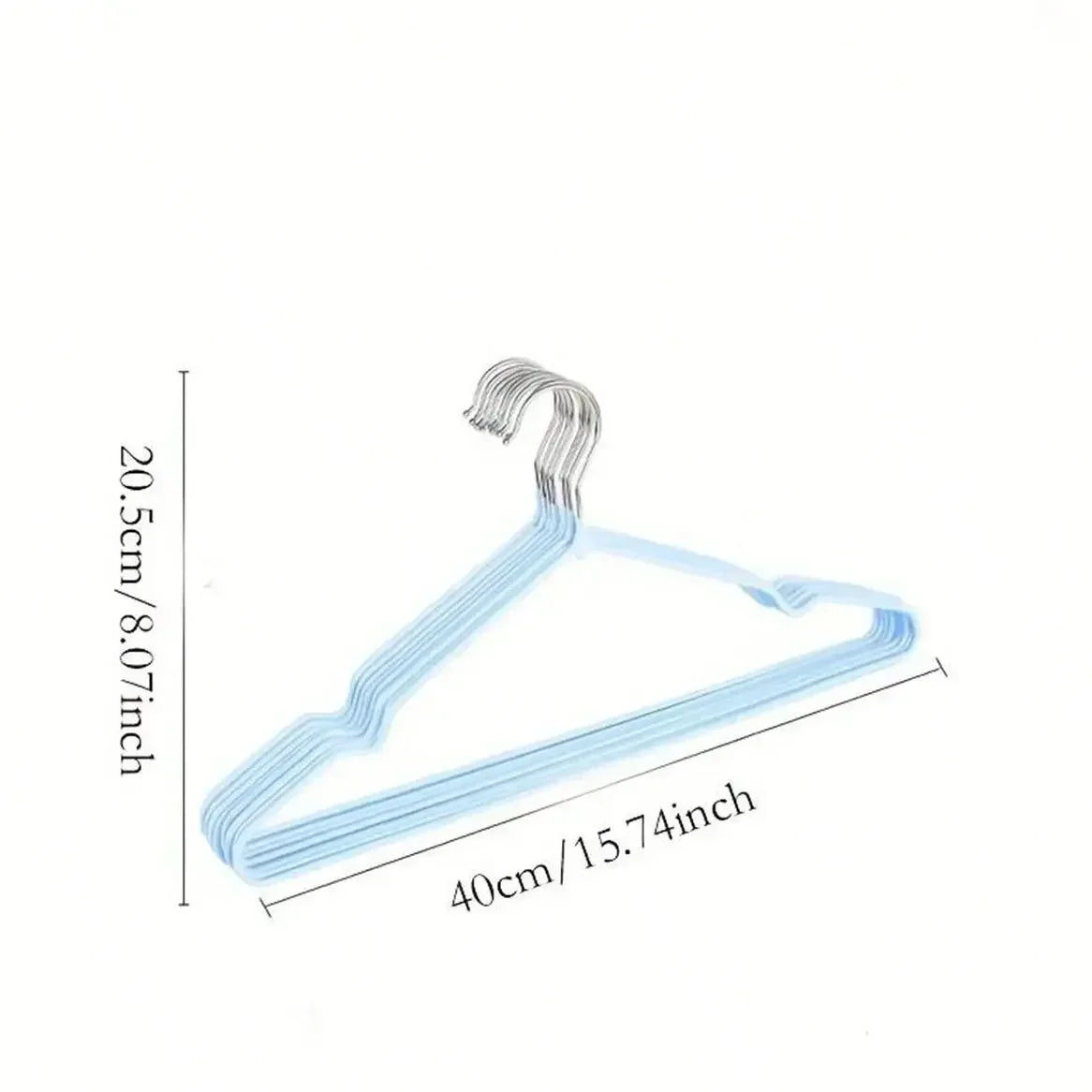Non-Slip Clothes Hangers, Set of 10 - Image 2
