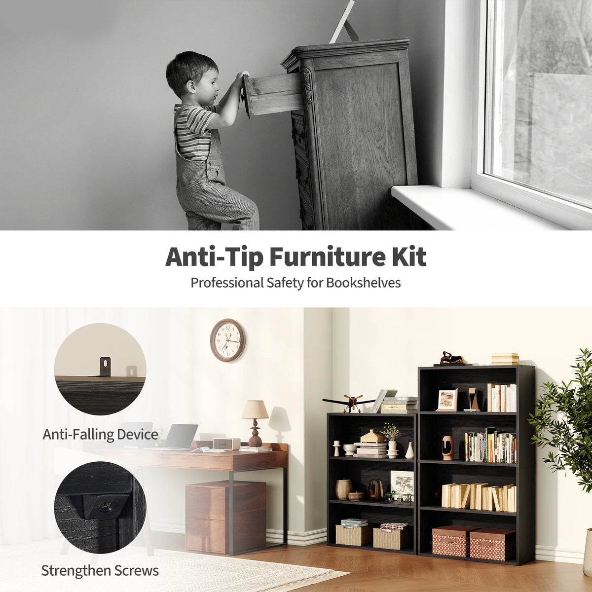 Open Storage Bookcase - Image 2