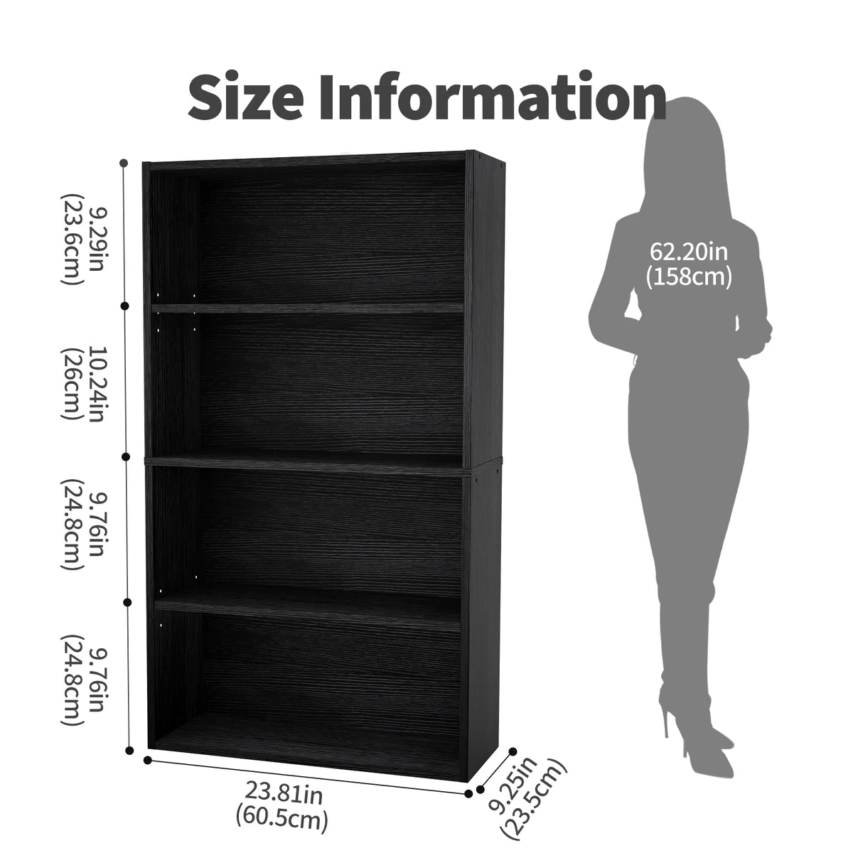 Open Storage Bookcase - Image 5