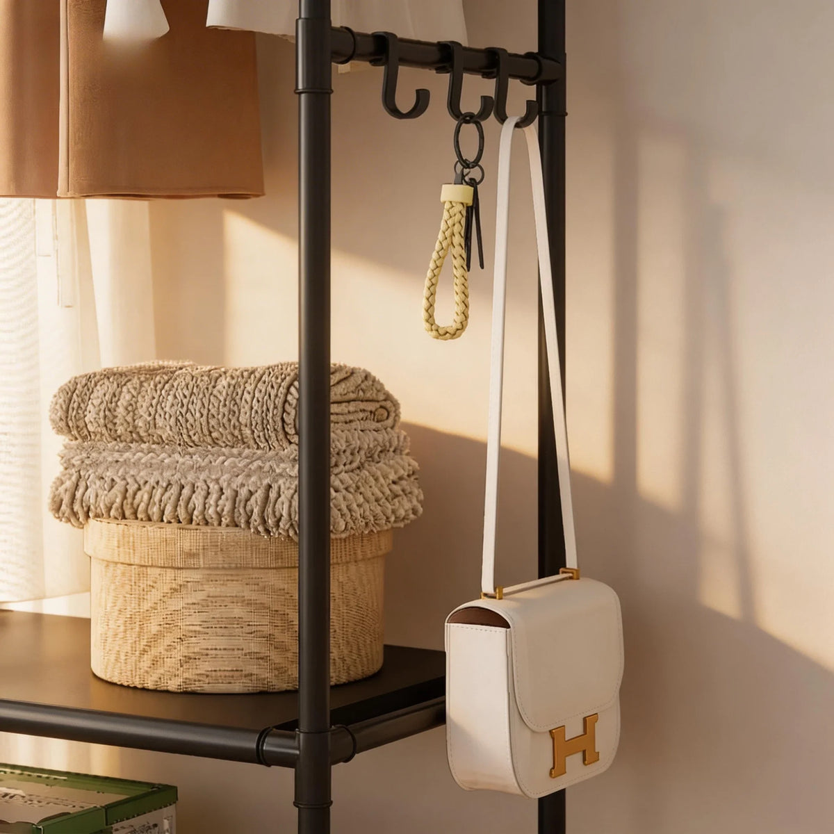 Rolling Metal Garment Rack - Image 3