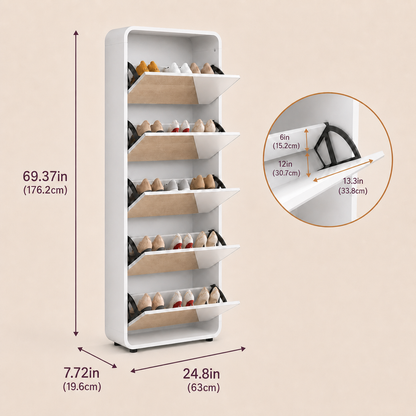 Sagerune 5 Mirror Shoe Cabinet — canonical dimensions