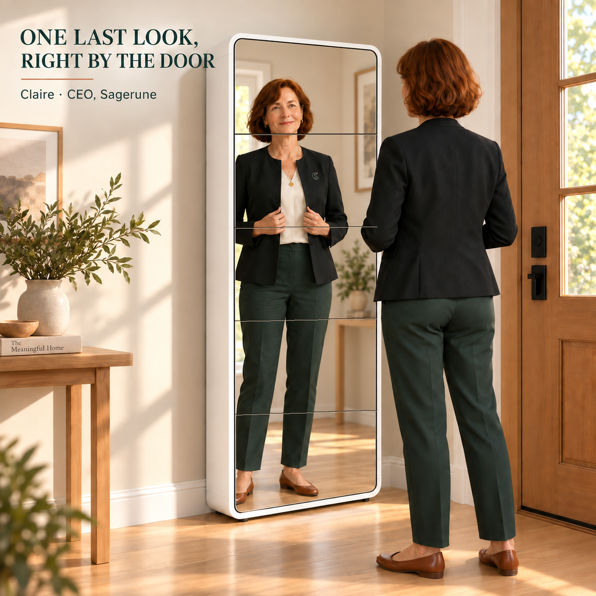 Sagerune 5 Mirror Shoe Cabinet — ceo at mirror